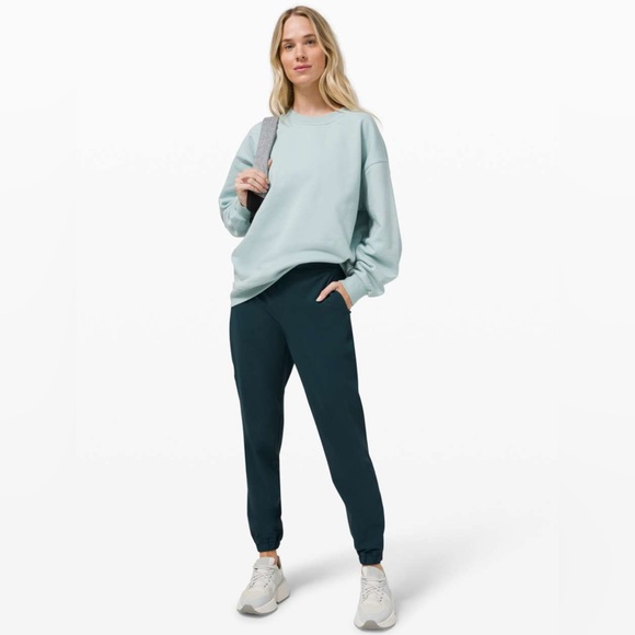NWOT Lululemon Perfectly Oversized Crew Hazy Jade - Picture 5 of 10